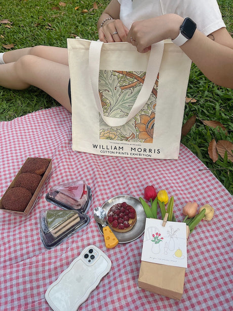William Morris "Hojas de acanto" - Bolsa de tela