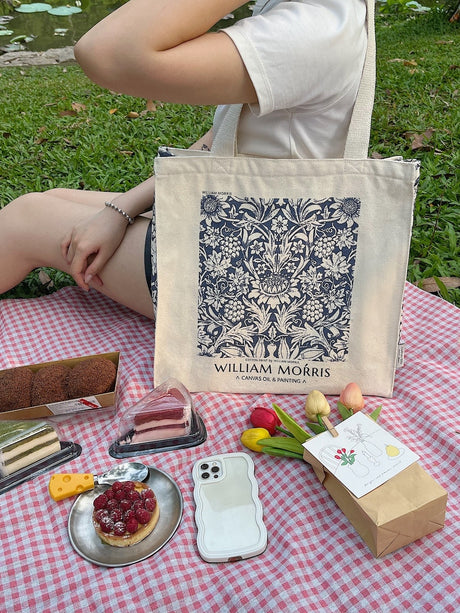 William Morris "Girasol" - Bolsa de tela