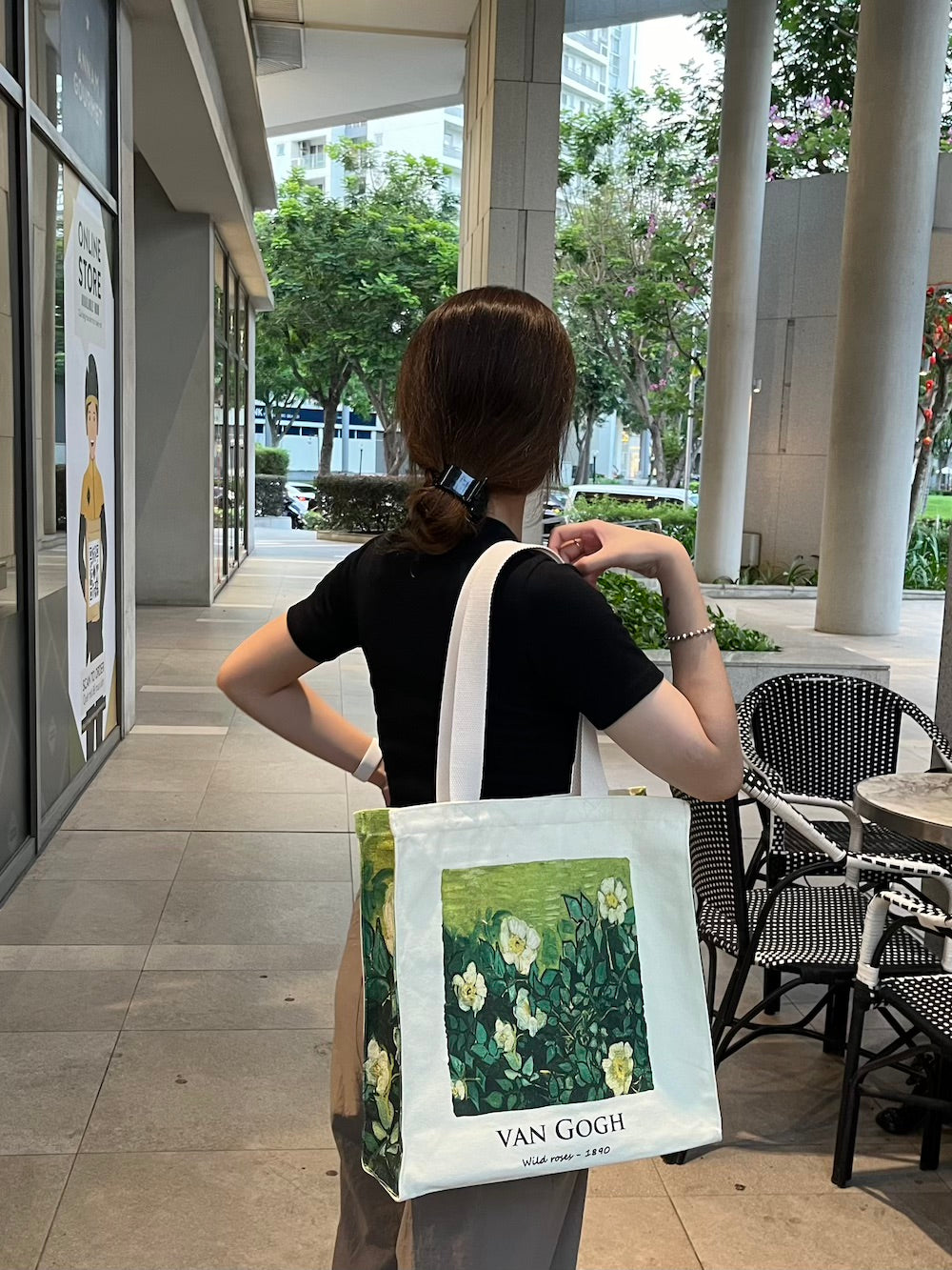 Van Gogh "Wild Roses" - Tote Bag